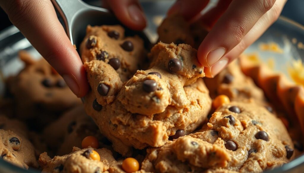 Chocolate Chip Cookie Dough Preparation Chocolate Chip Cookie Dough Preparation